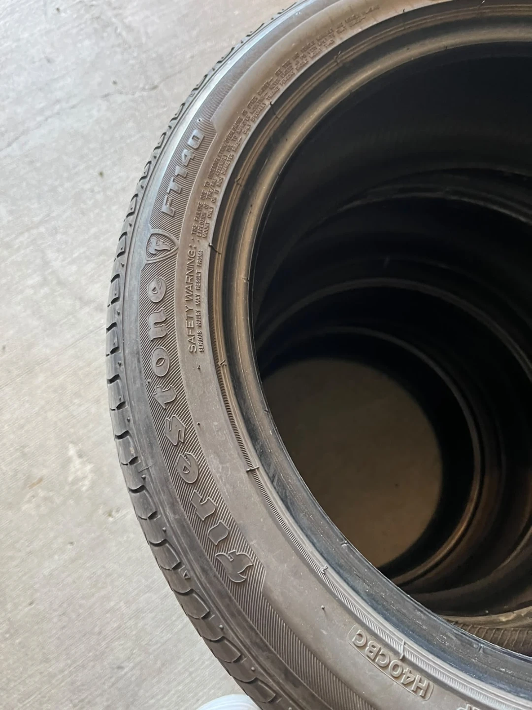 205/50R17 Firestone FT140 Tires - photo 2