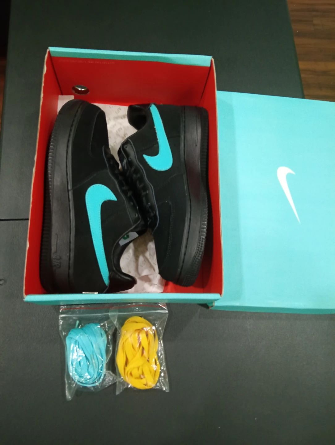 Nike Air Force 1 Tiffany woman size  8 - photo 5