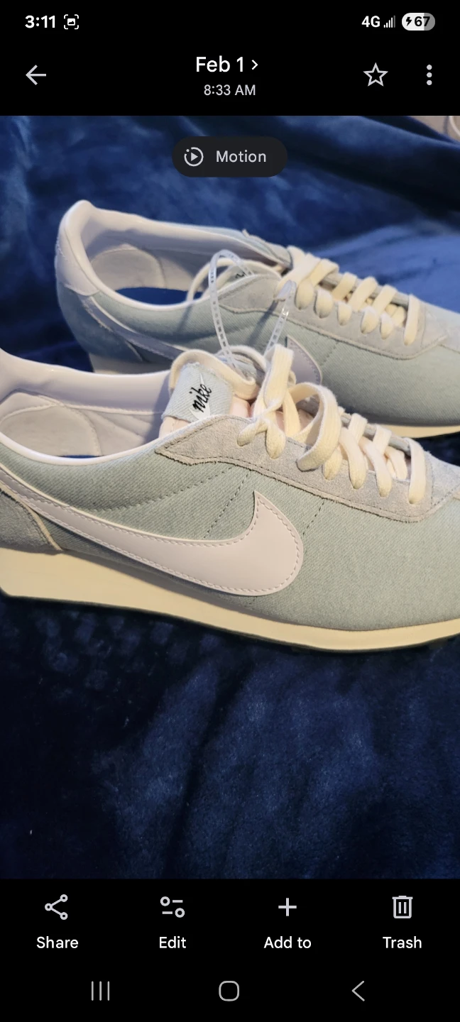 NEW NIKE CORTEZ. DEMIN AND SUEDE HEEL AND TOE. 11.5 - photo 2