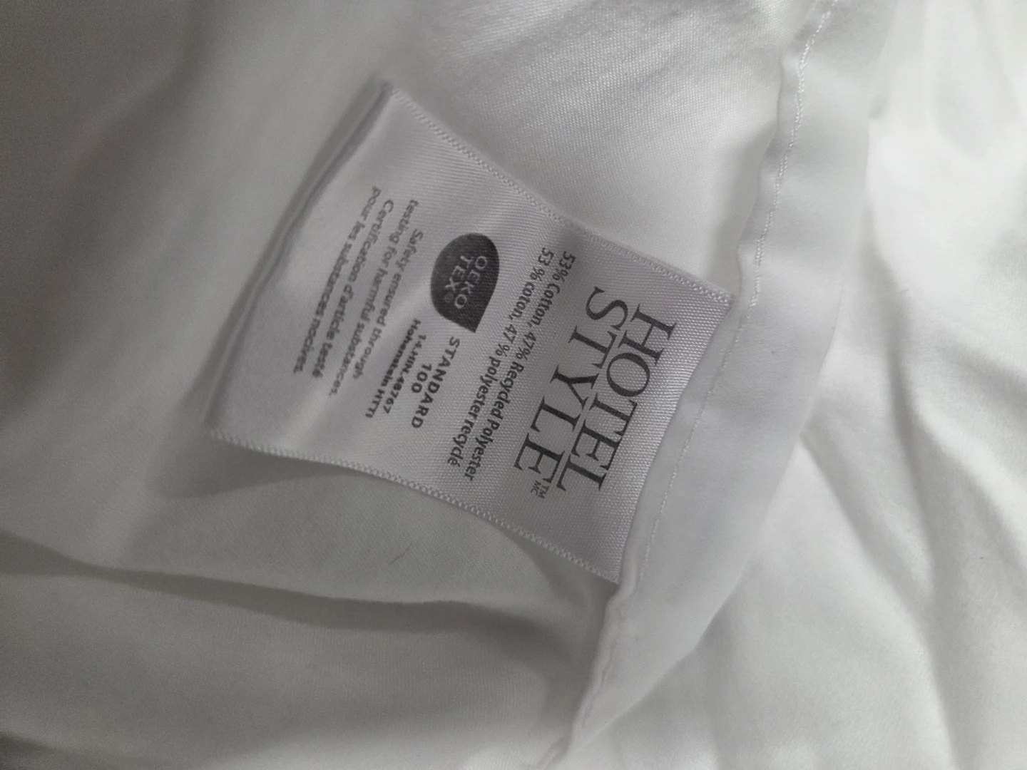Hotel Style Standard White Fitted Sheet - photo 5