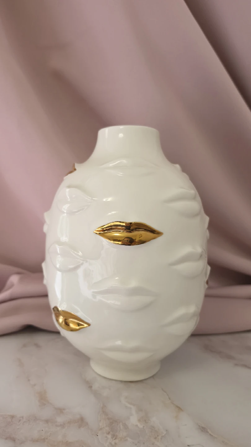 JONATHAN ADLERGilded Muse Gala Round Porcelain Vase - photo 3