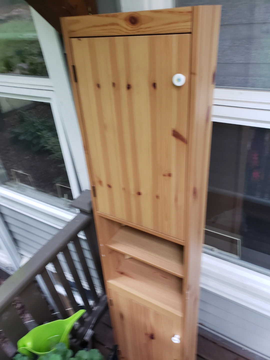 IKEA Pine Tall Cabinet