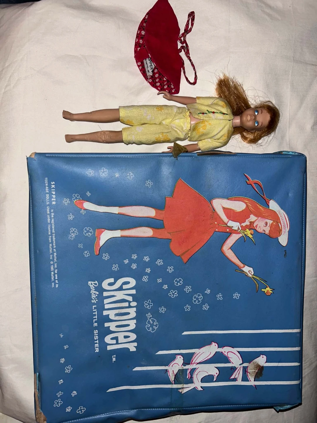 Vintage Mattel Skipper Doll with Carrying Case