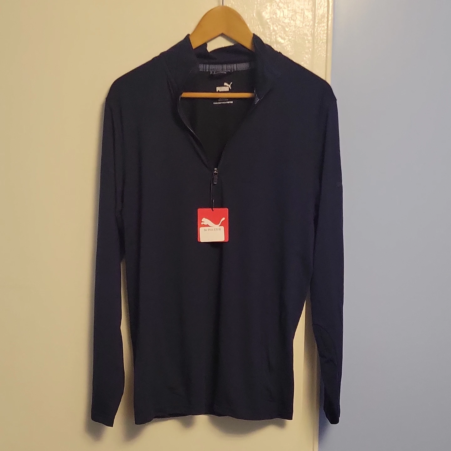 Puma Navy Quarter-Zip Pullover - photo 3