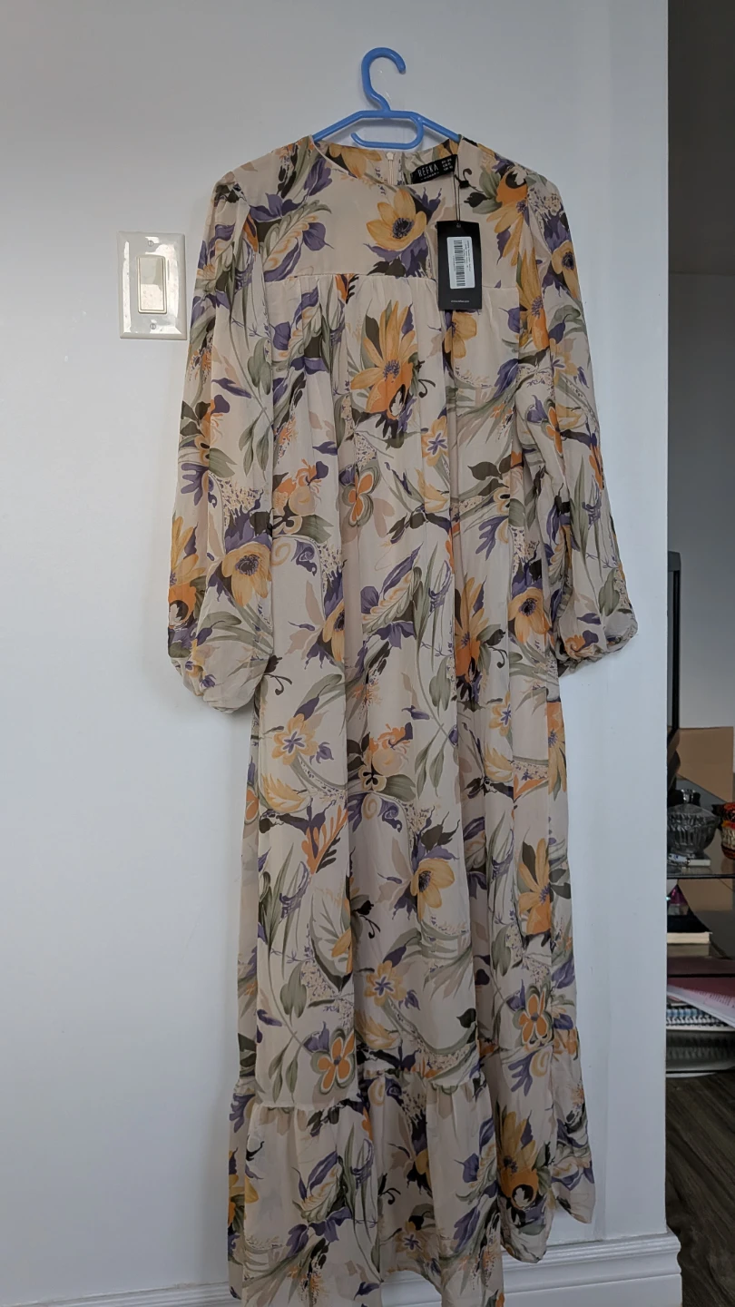 Refka Floral Print Maxi Dress