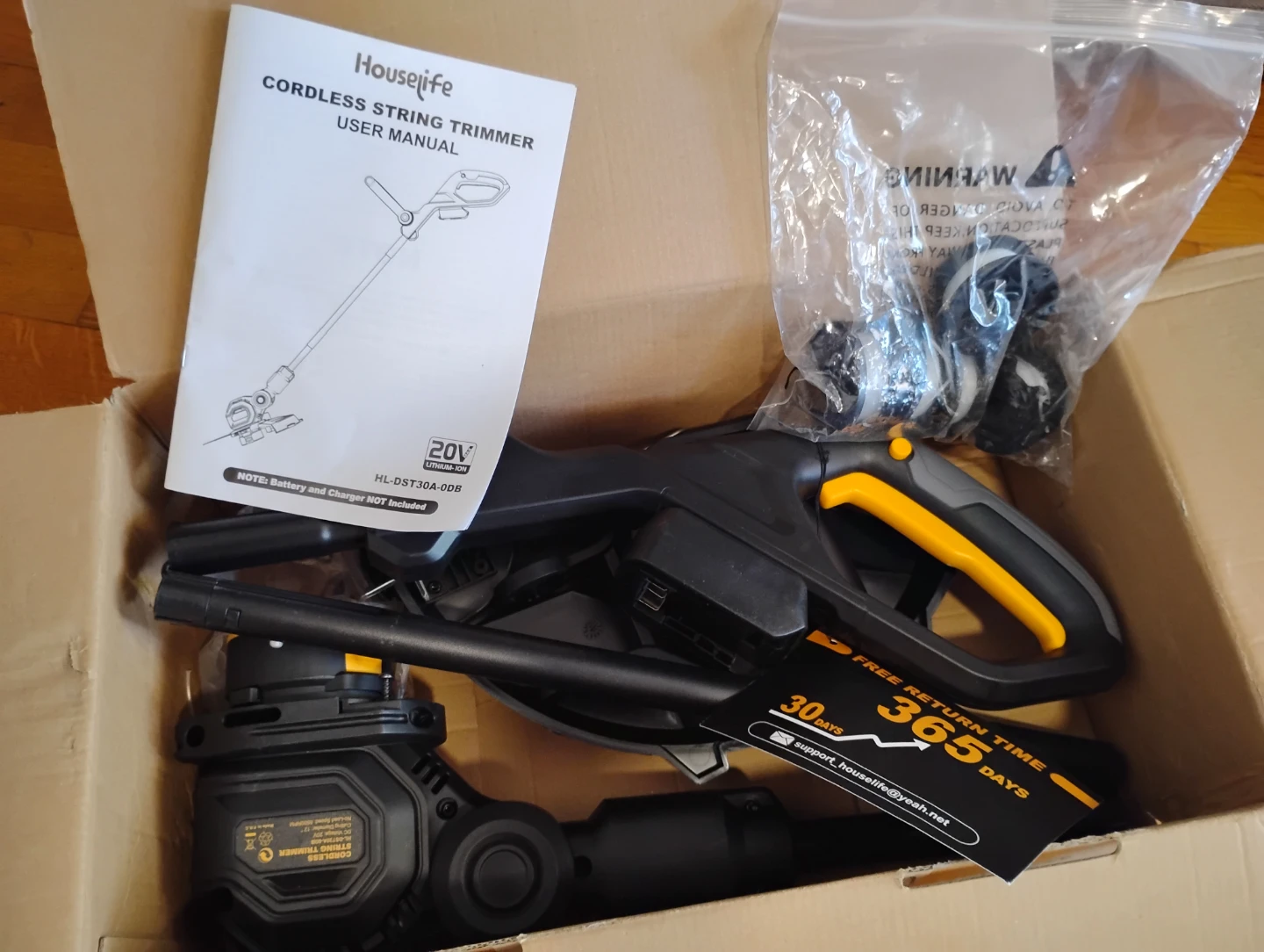 Houselife 20V Cordless String Trimmer 🏈 - photo 2