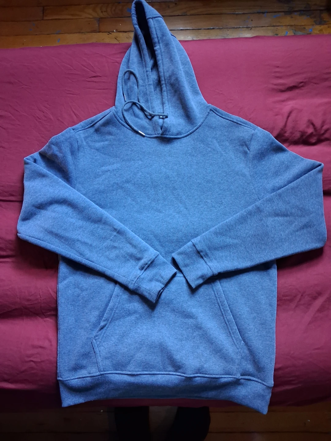 J. COME Blue Pullover Hoodie