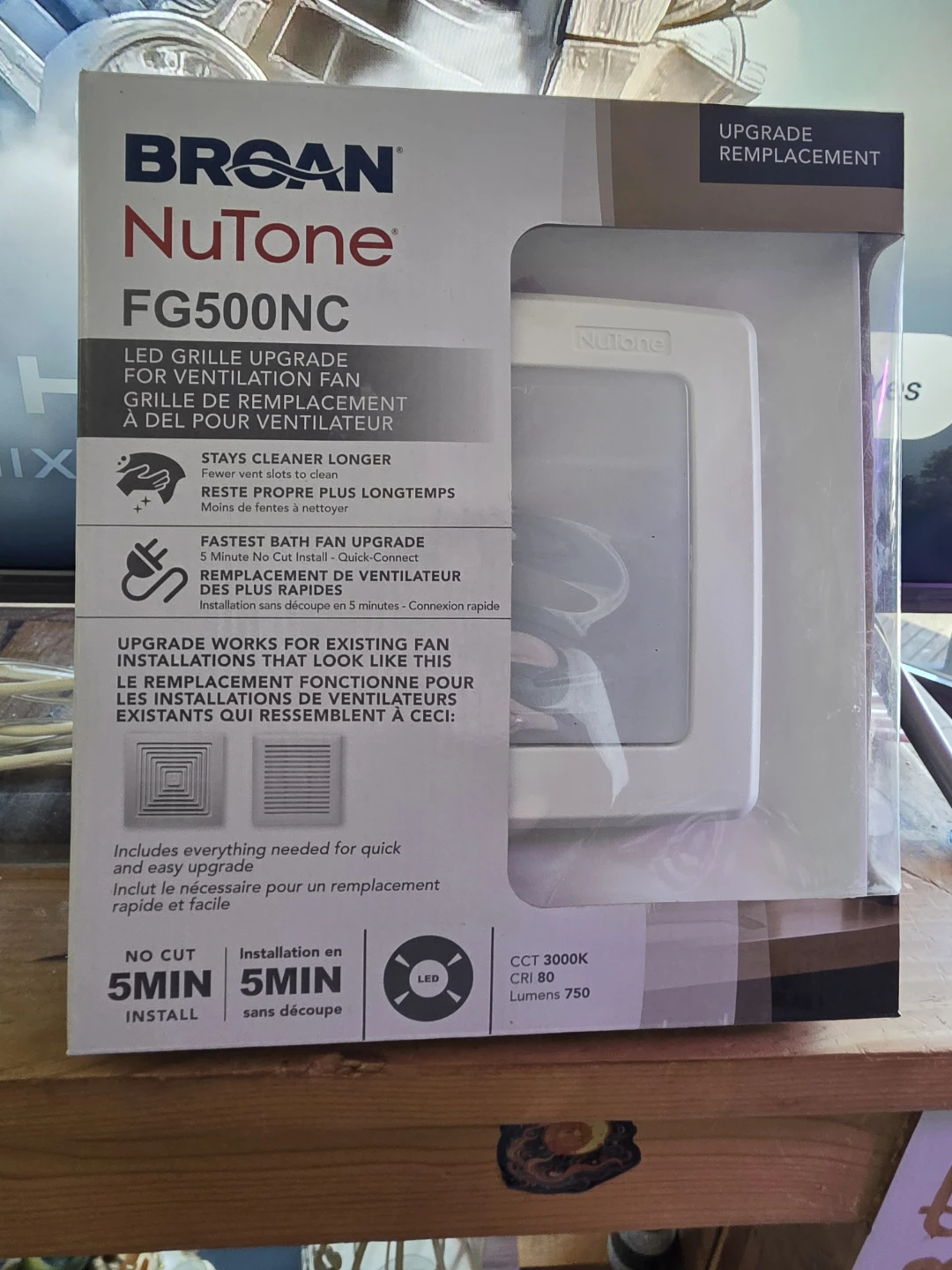 Broan NuTone FG500NC LED Grille Upgrade