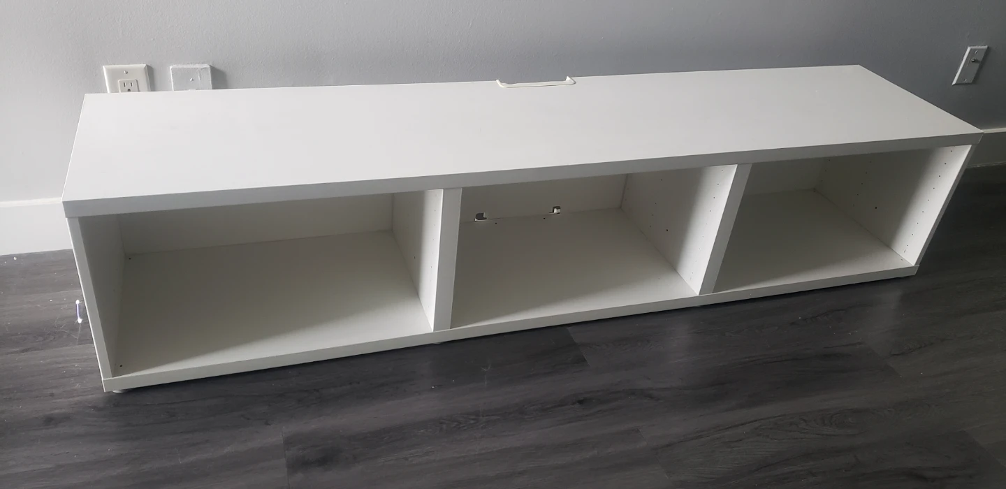 White IKEA TV Bench or Storage Unit