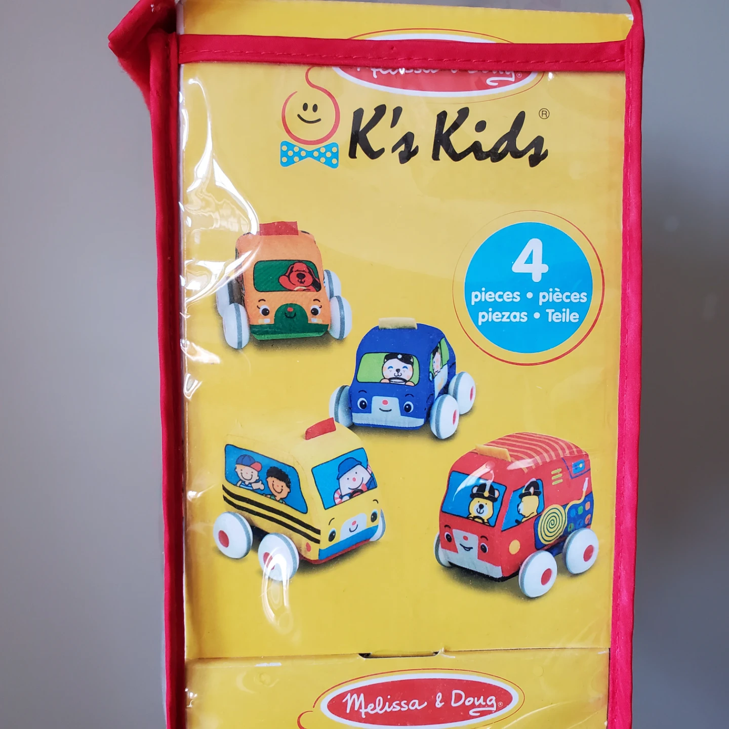 Melissa & Doug K's Kids Pull Back Town Vehicles