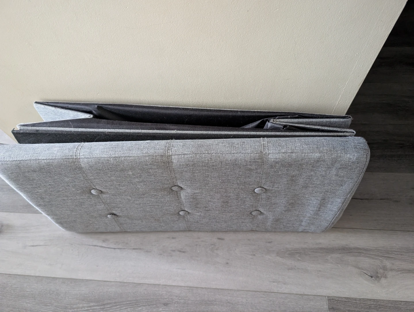 Grey Fabric Storage Box