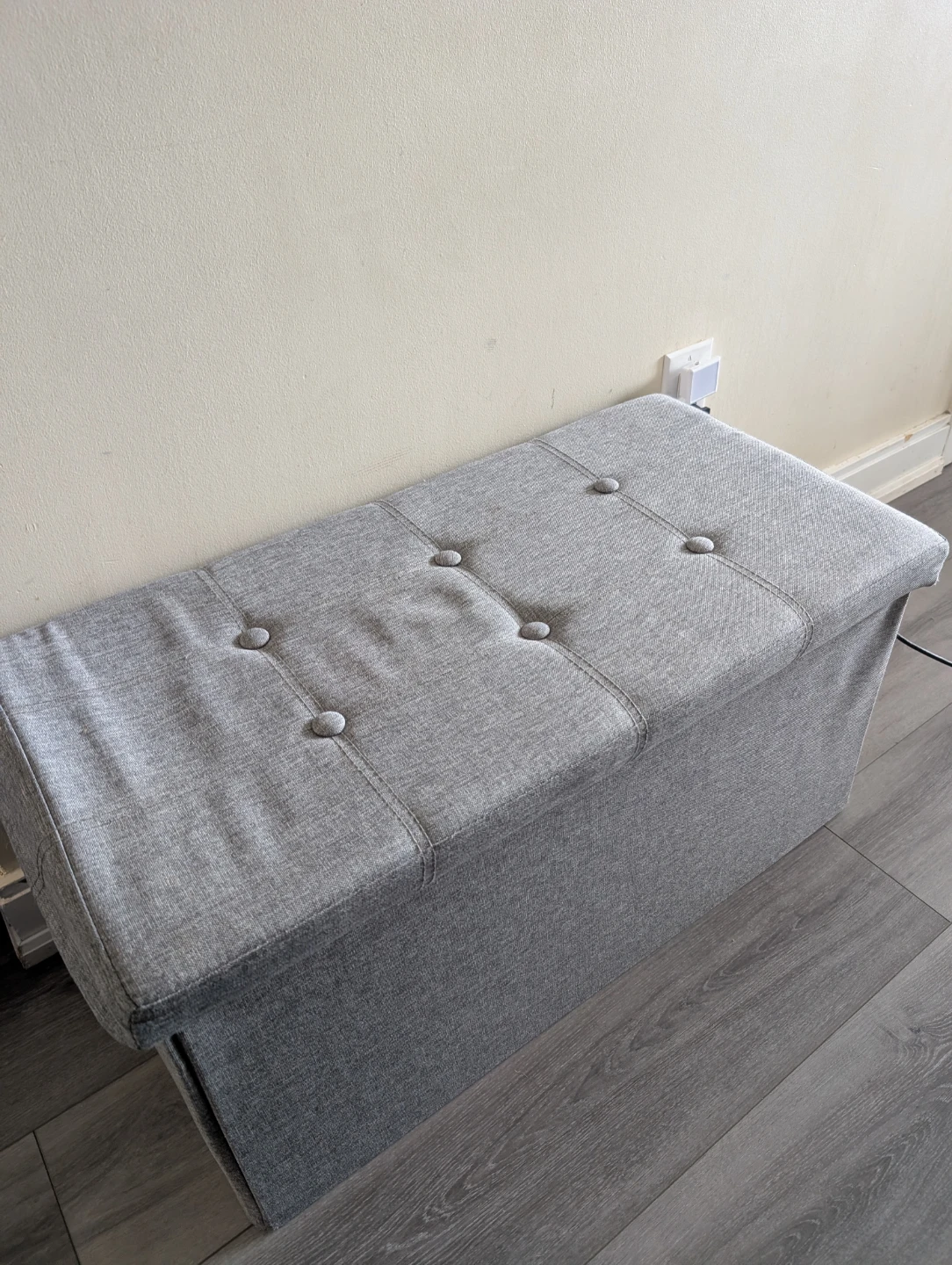 Grey Fabric Storage Box - photo 2
