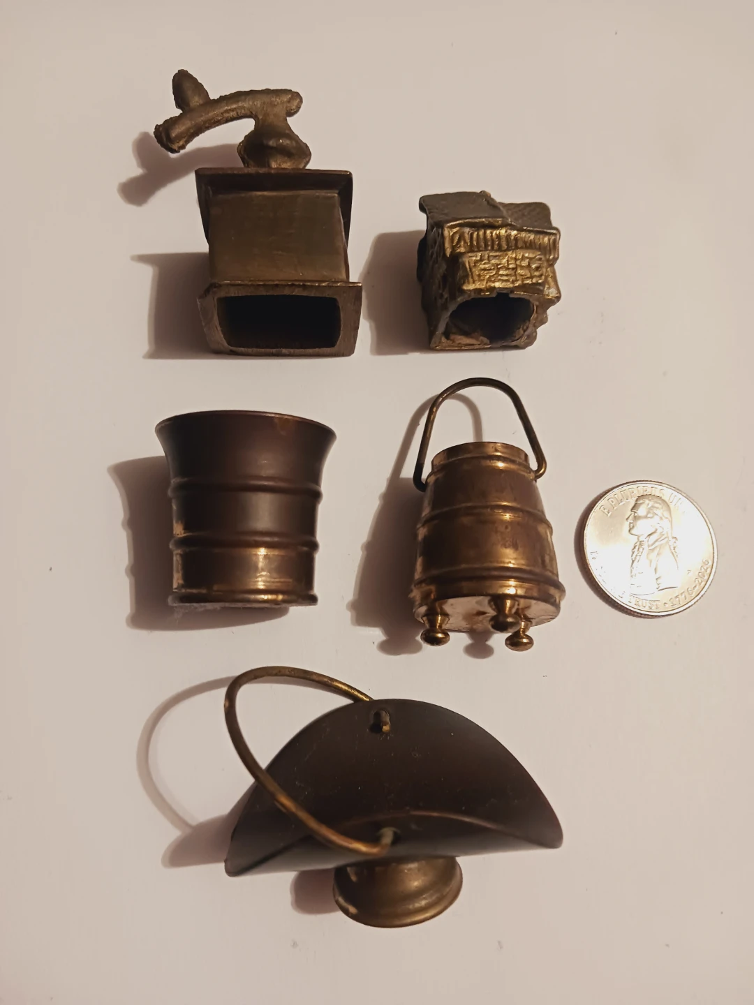 $5 Each ! Collectible Miniature Bronze and Brass figurines - photo 2