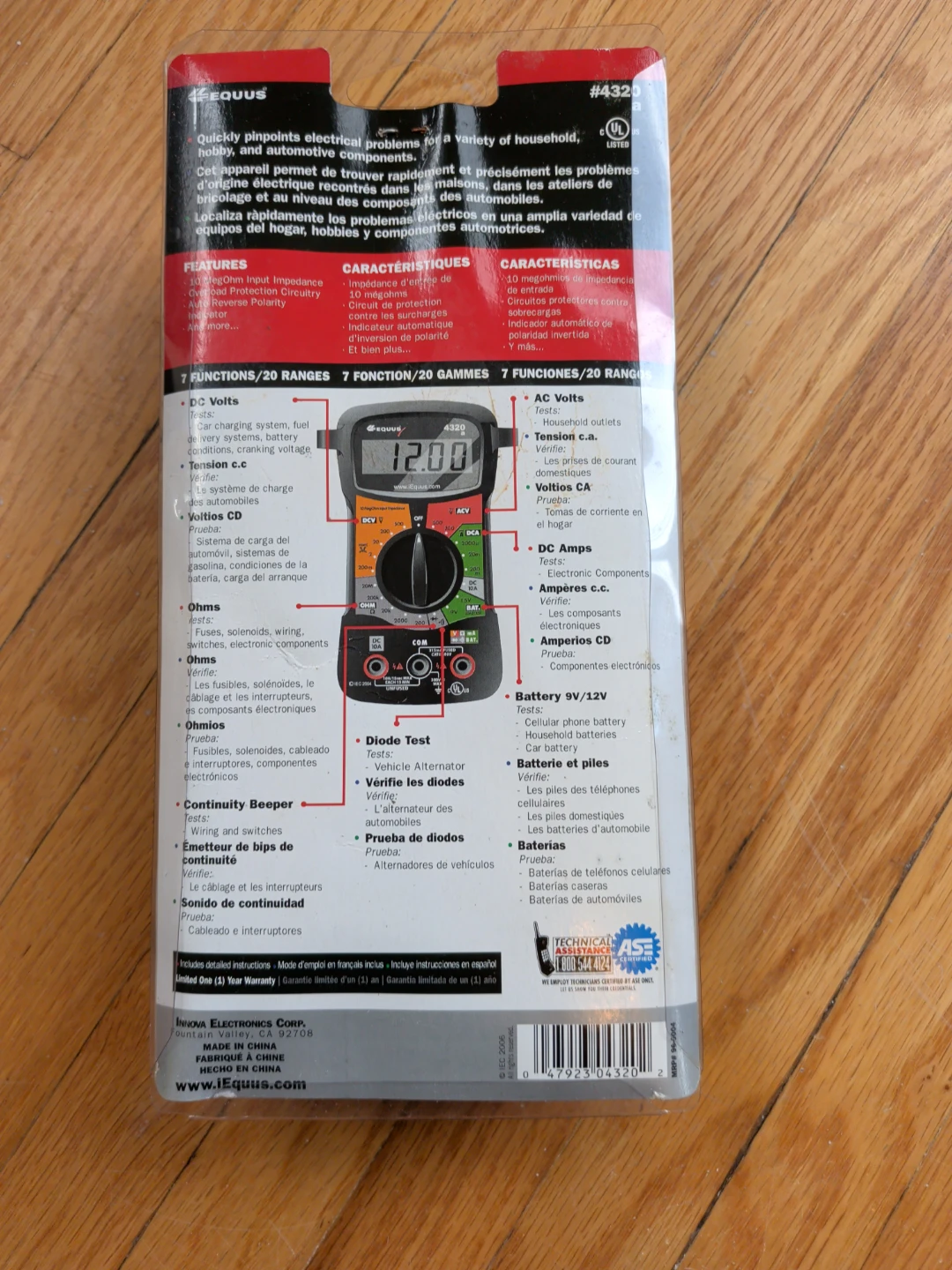 Equus 4320 Digital Multimeter - photo 2