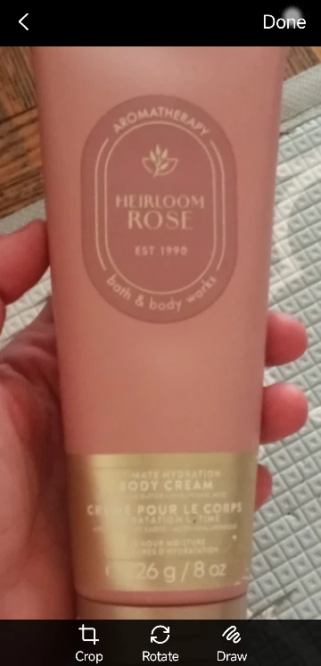 Heirloom Rose Body Cream
