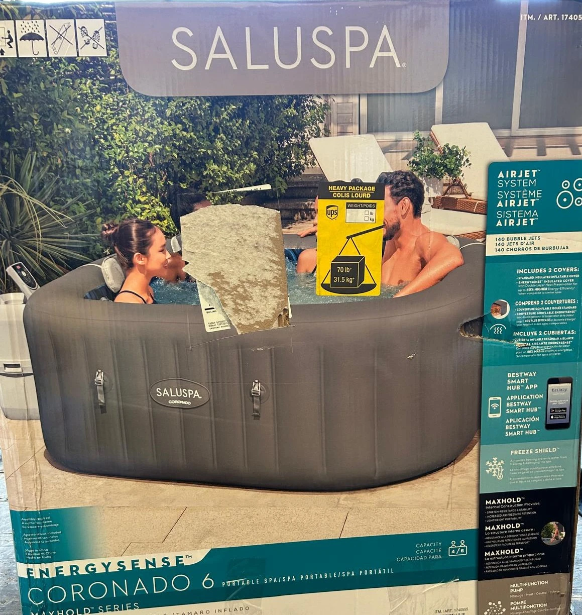 Bestway Saluspa Coronado 6 Portable Spa - photo 2