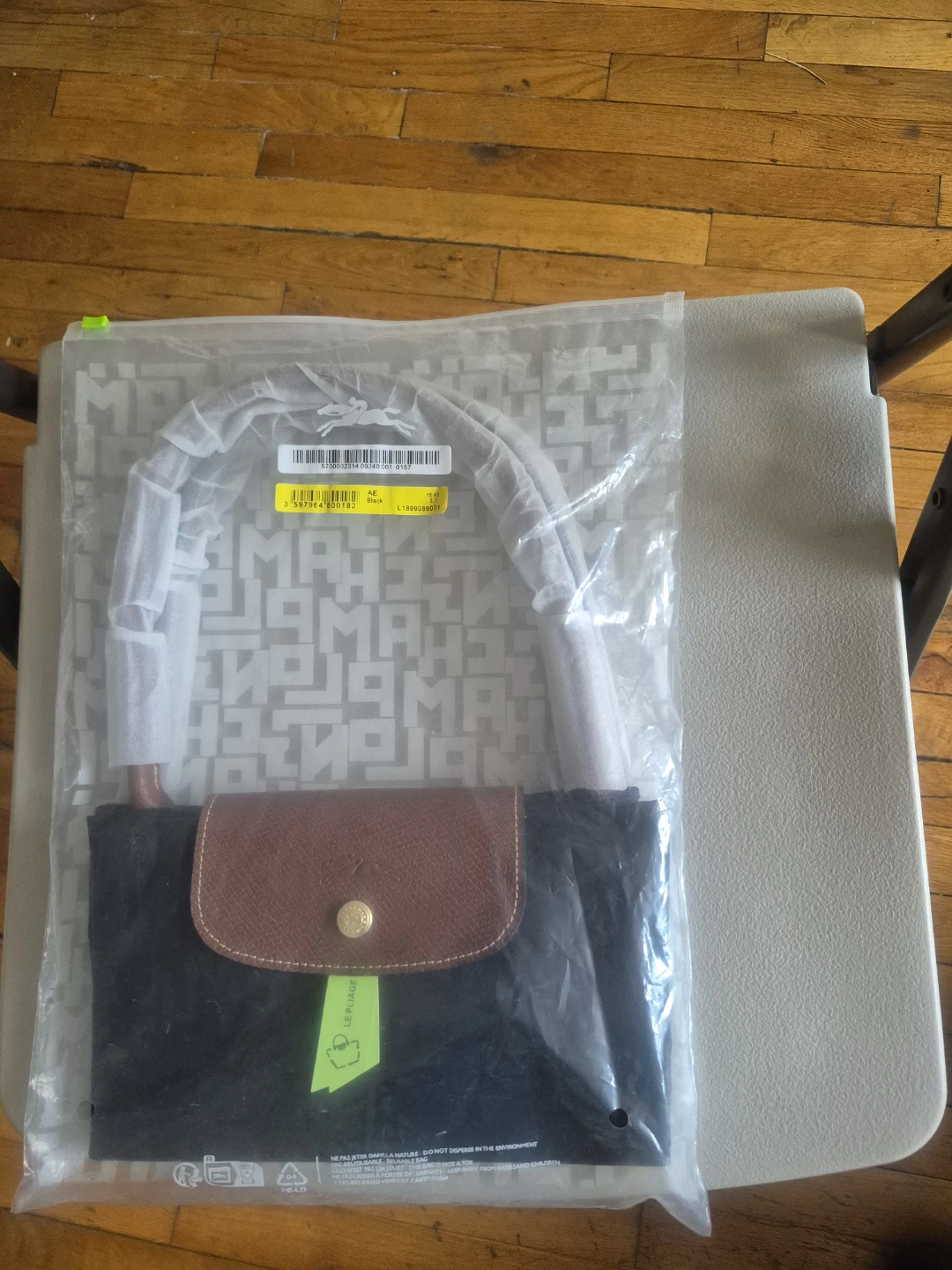 Longchamp Le Pliage Original Bag Black M