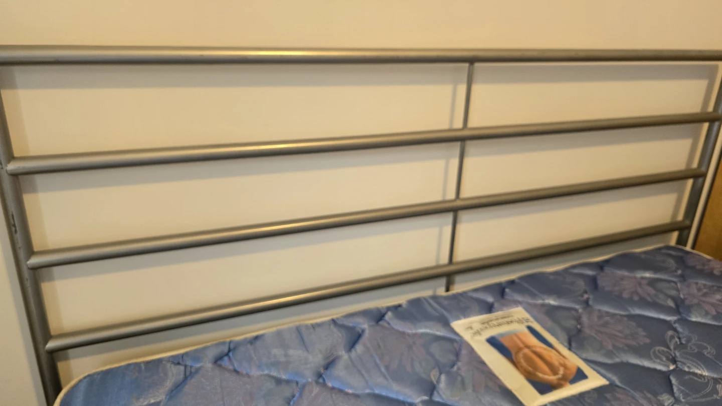 FREE FREE IKEA queen Metal Bed set
