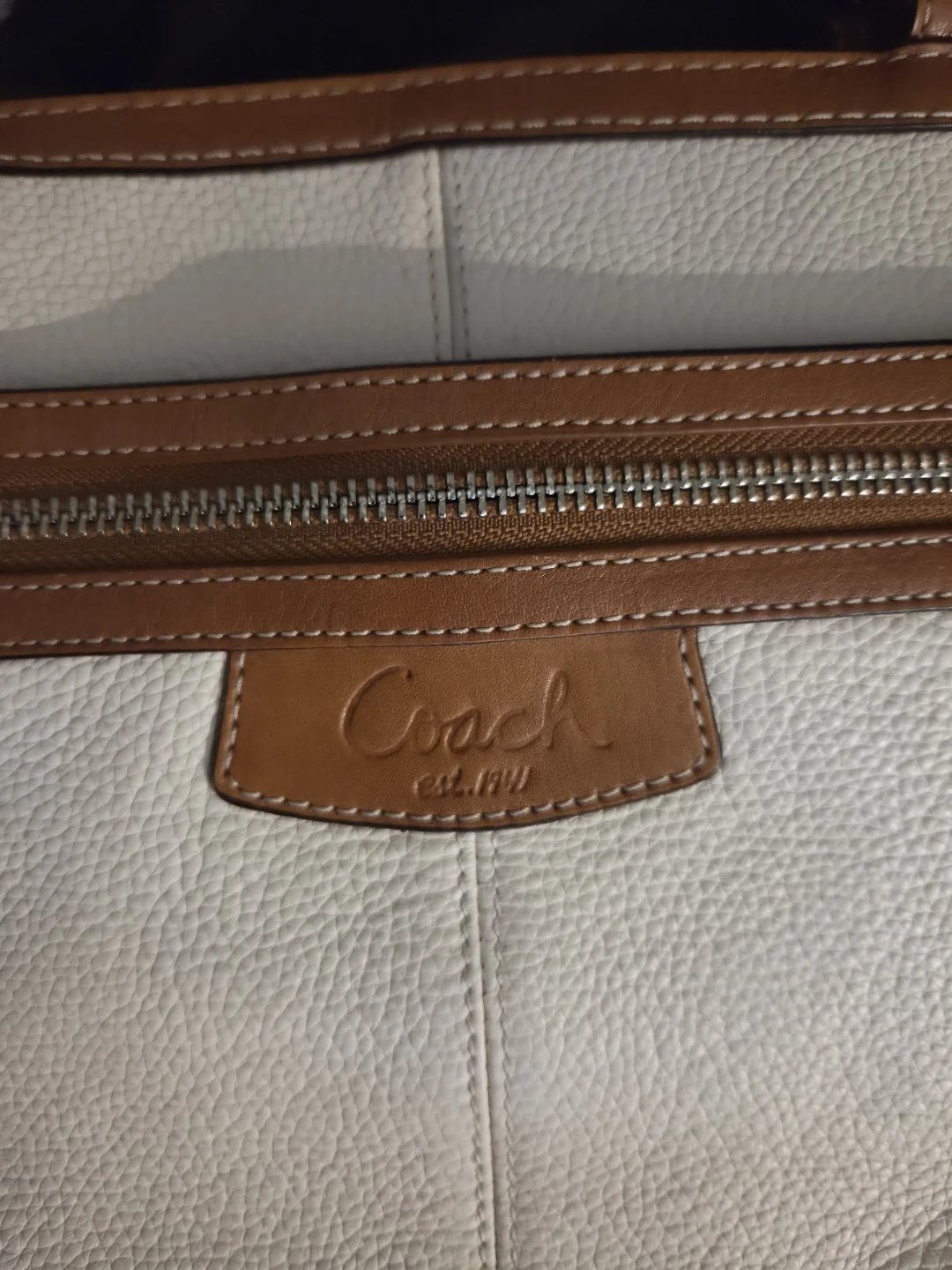 COACH Penelope Large Leather Tote Shoulder Bag - photo 2