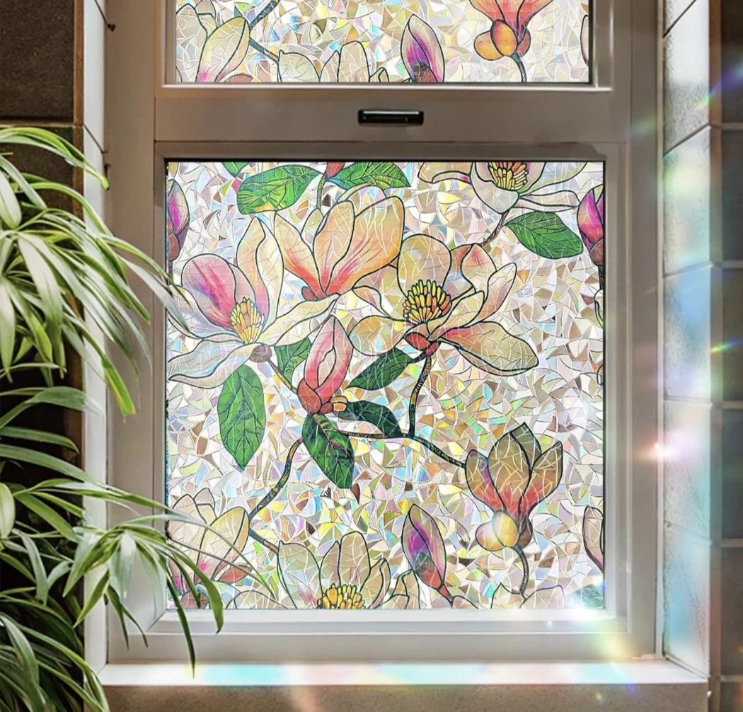 Decorative Window Tint, Removable, Non-Adhesive 17.3"×78.7"