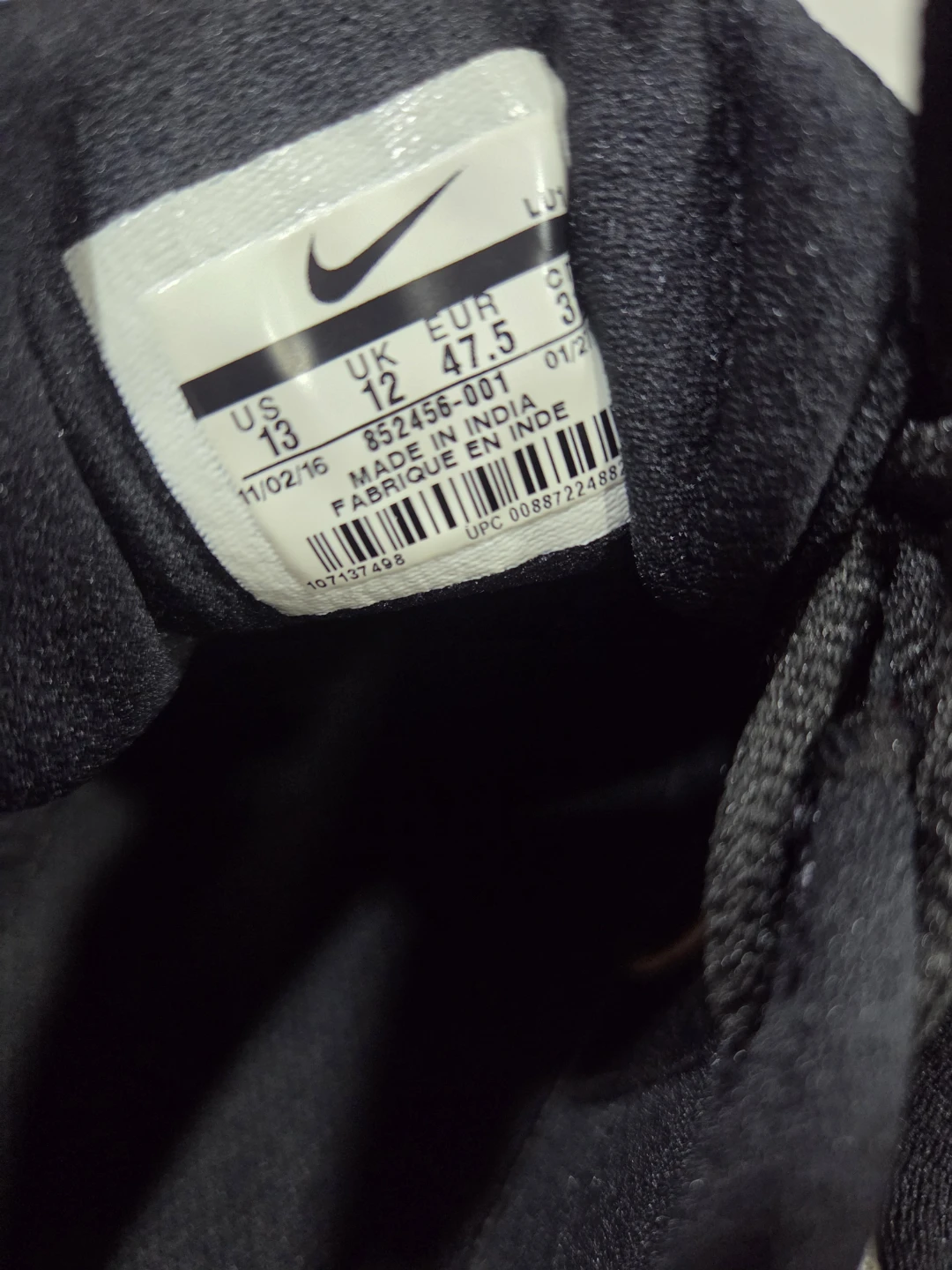 Nike Training Shoes Black and White - photo 5
