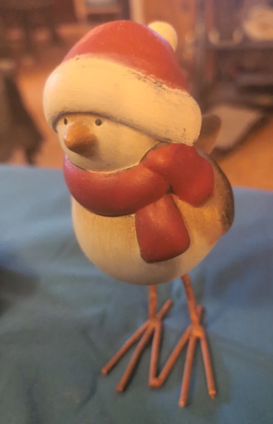 Set of 4 Christmas Bird Figurines - photo 3