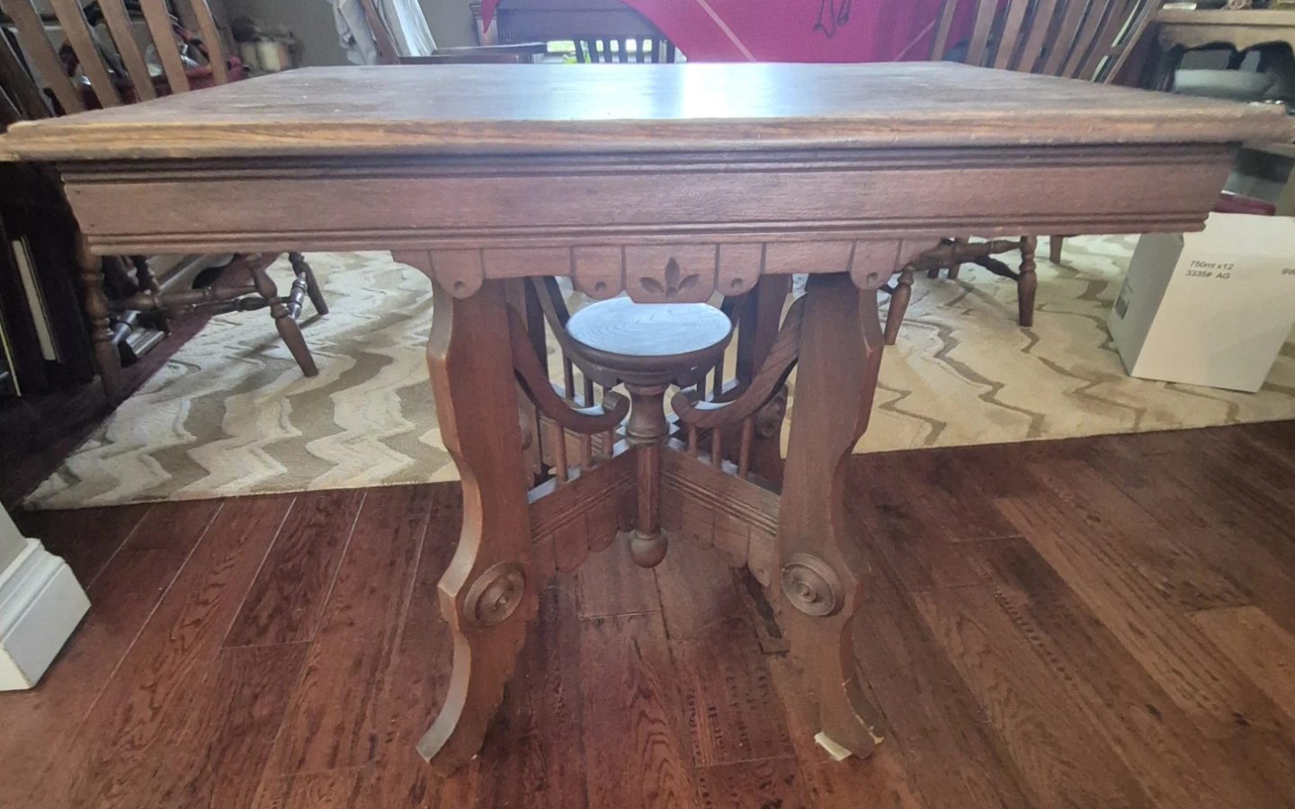 Vintage Wooden Accent Table - photo 2