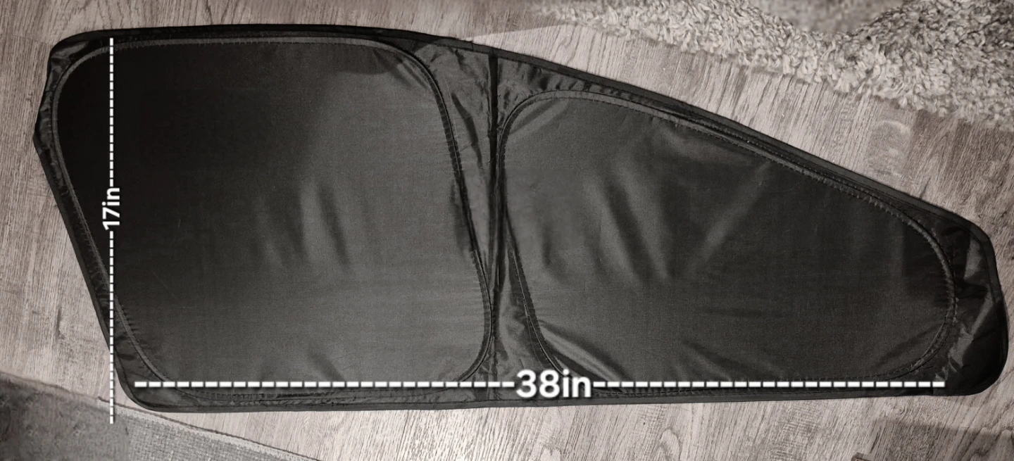 Set of 2 Car Front Side Window Sunshades for SUV - photo 5