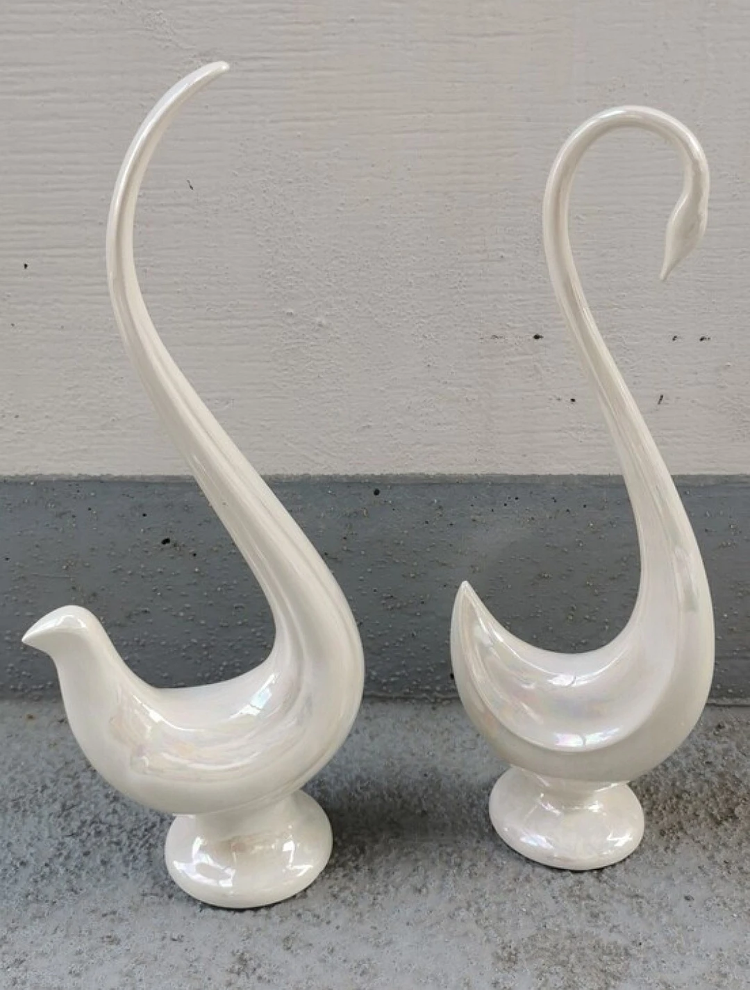 Large Vintage MCM Canadian Modernist Bird Sculpture Pair - photo 4