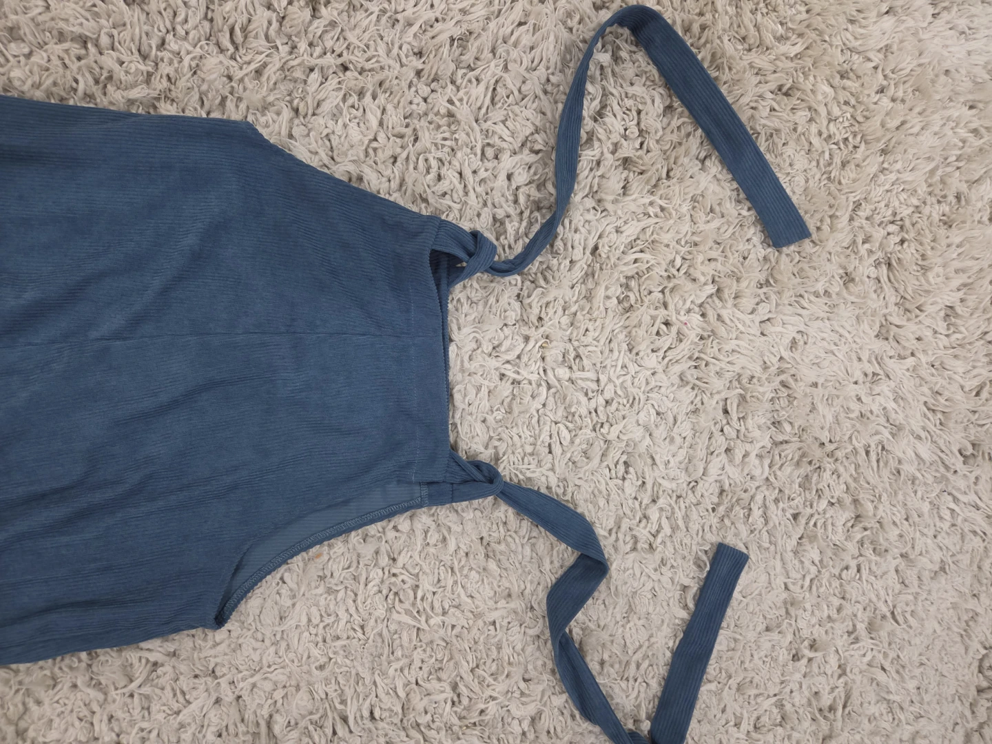 Blue Corduroy Overalls - photo 2