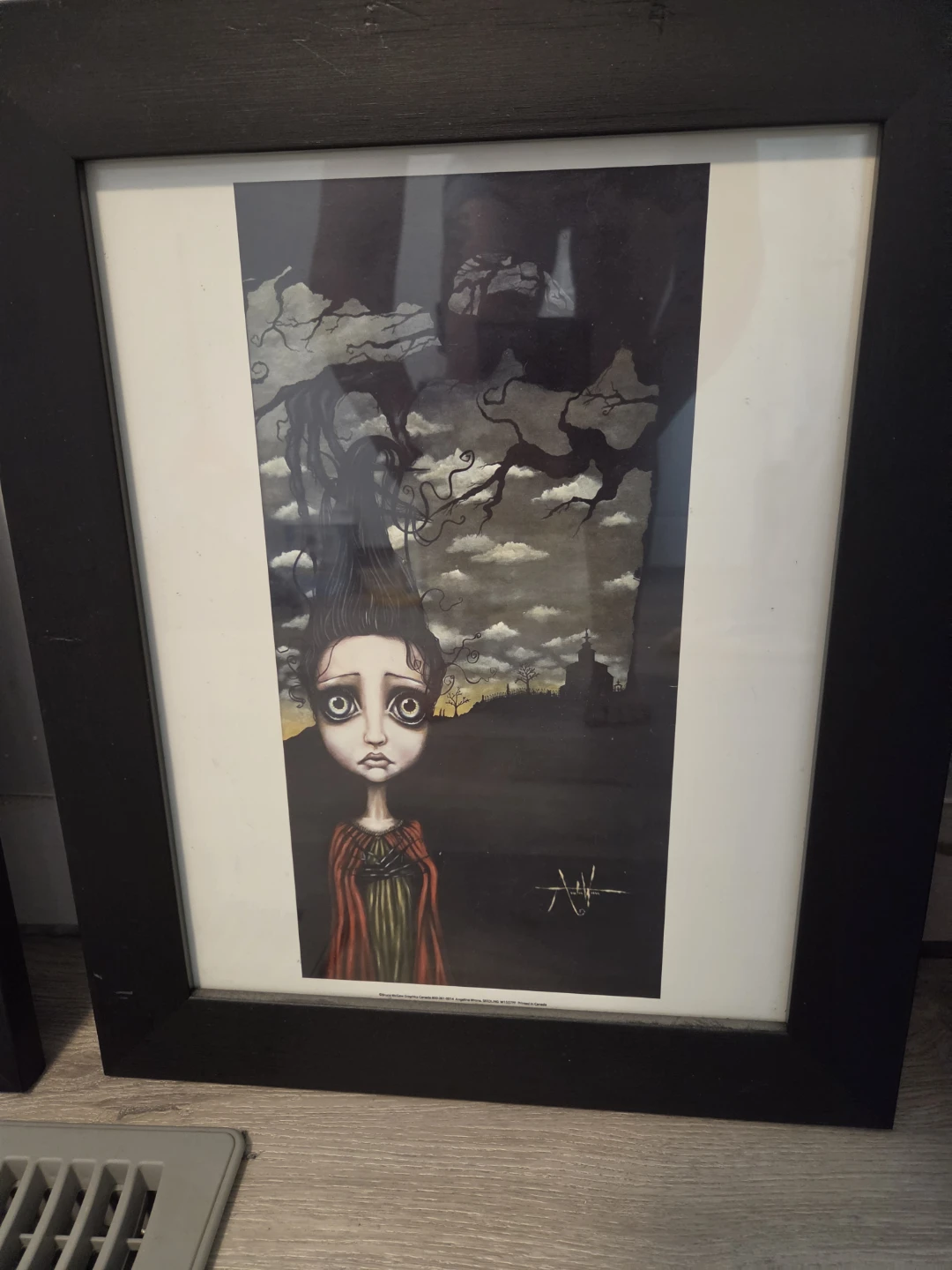 Angelina warona Framed Art Print