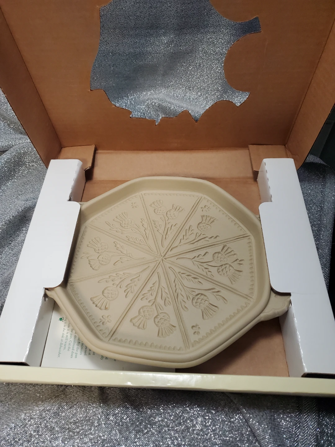 Brown Bag Cookie Art Ceramic Shortbread Pan - photo 5