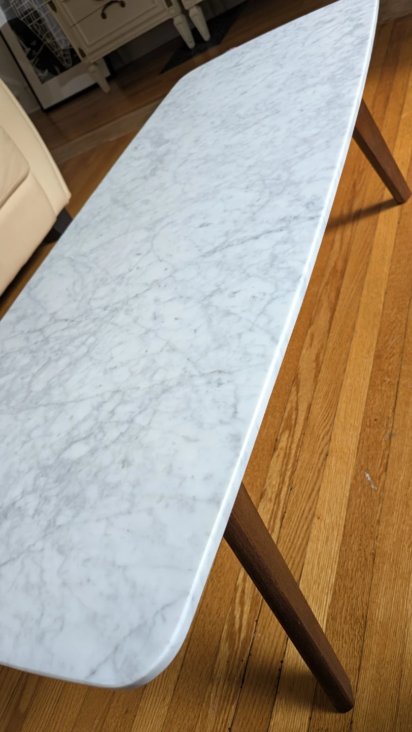 Article Mid-Century Marble Coffee Table
