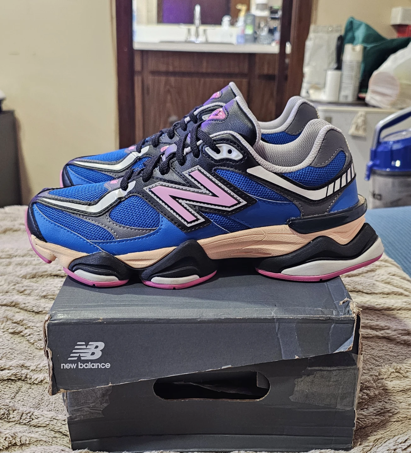 Brand new New Balance 9060 Blue/Pink - photo 4