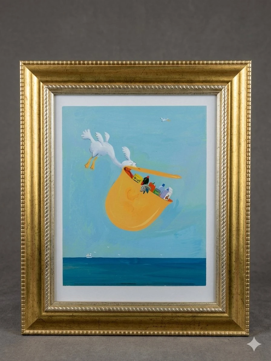 Vintage Clément Oubrerie Art Print