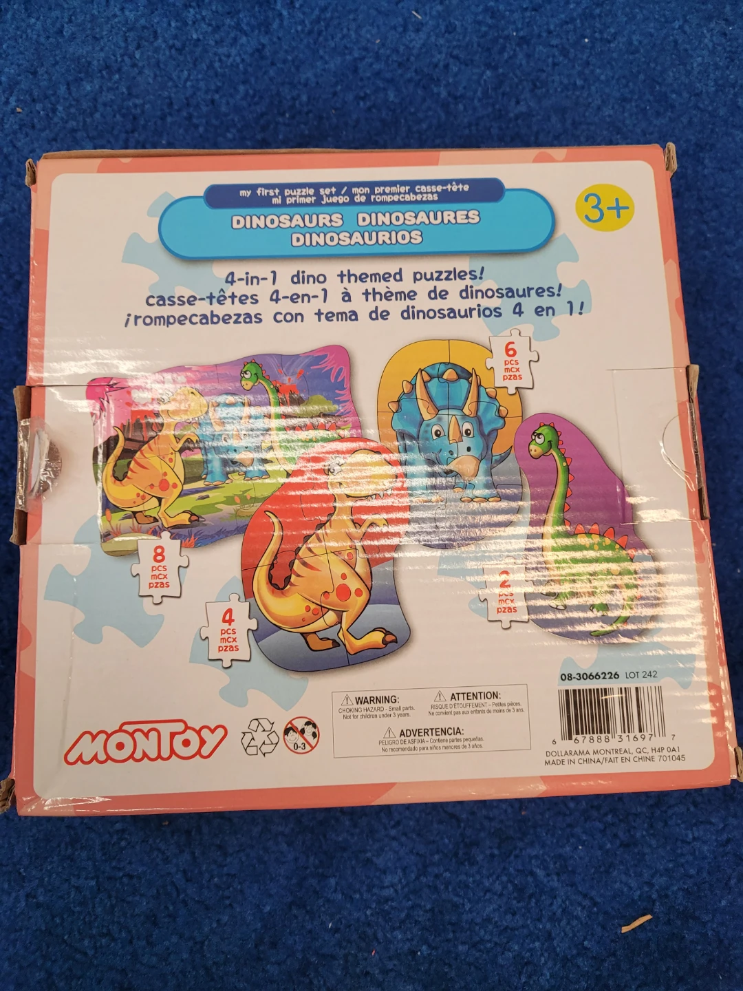 Montoy 4-in-1 Dinosaur Puzzle Set - photo 2