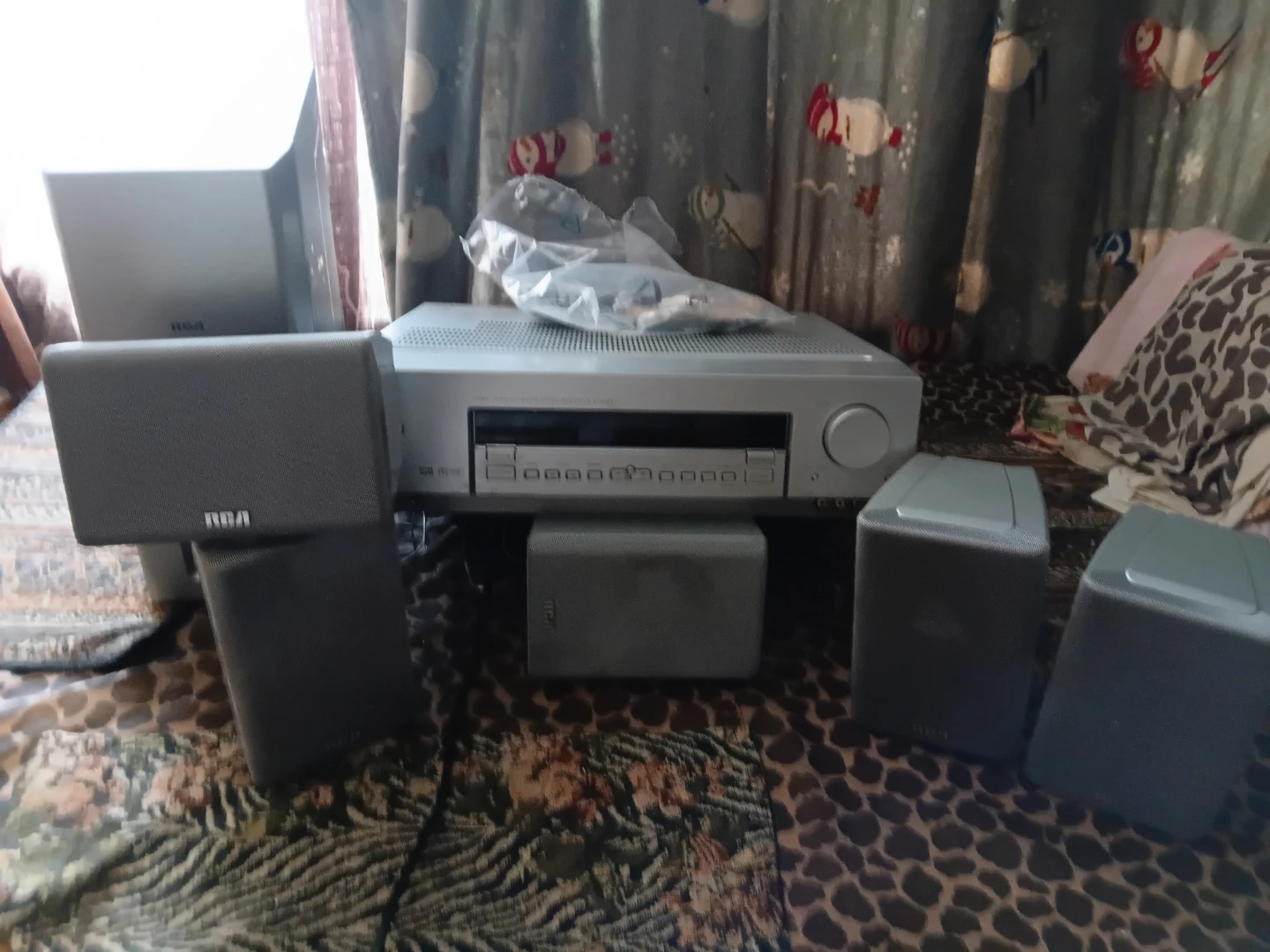 older RCA 5.1-channel home theater system