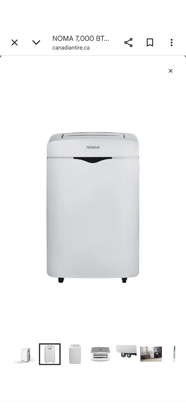Noma 3 in 1 portable 7000 BTU AC - photo 5
