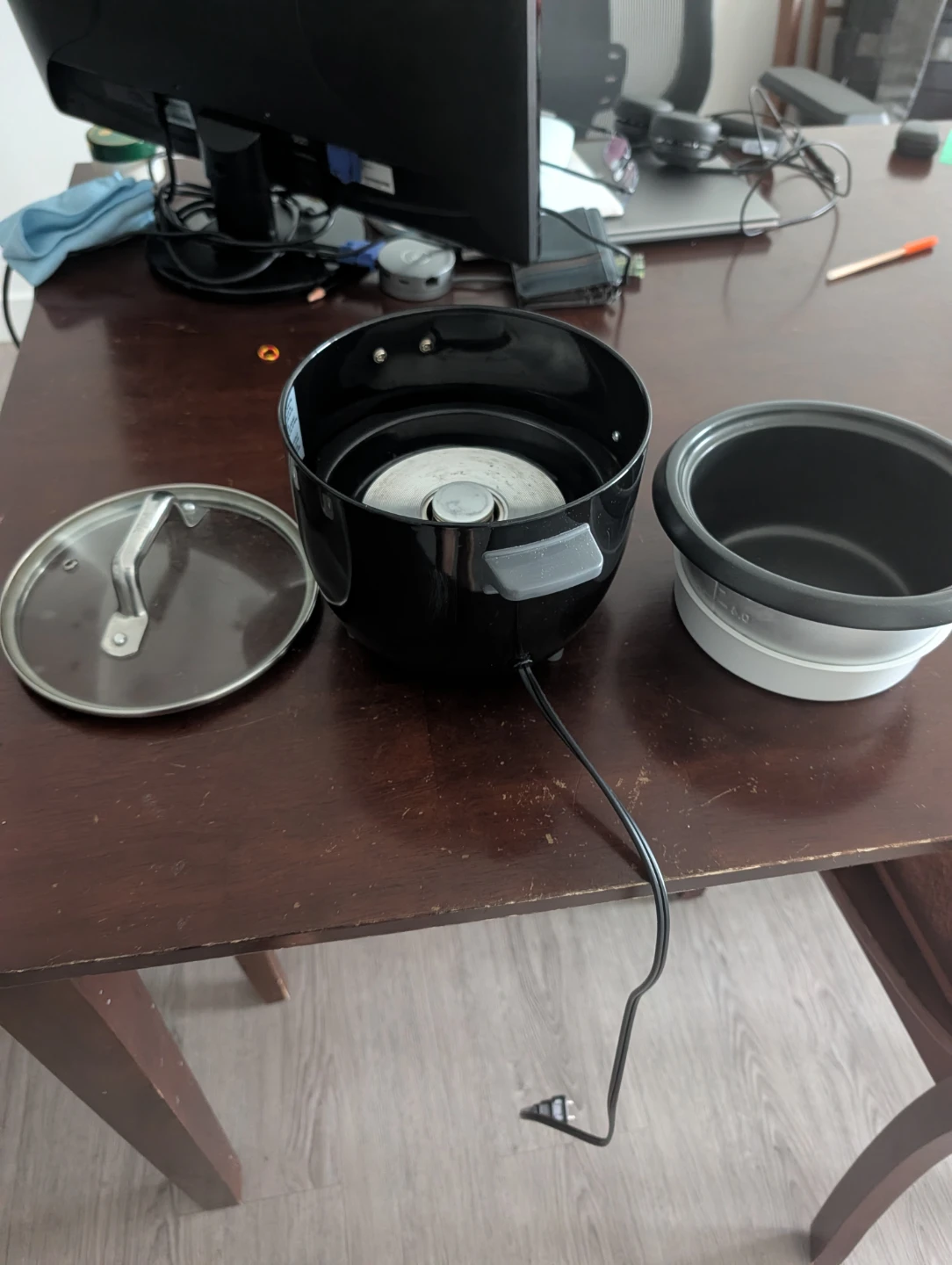 Salton Automatic Rice Cooker & Steamer  -Black (Good Condition) - photo 5
