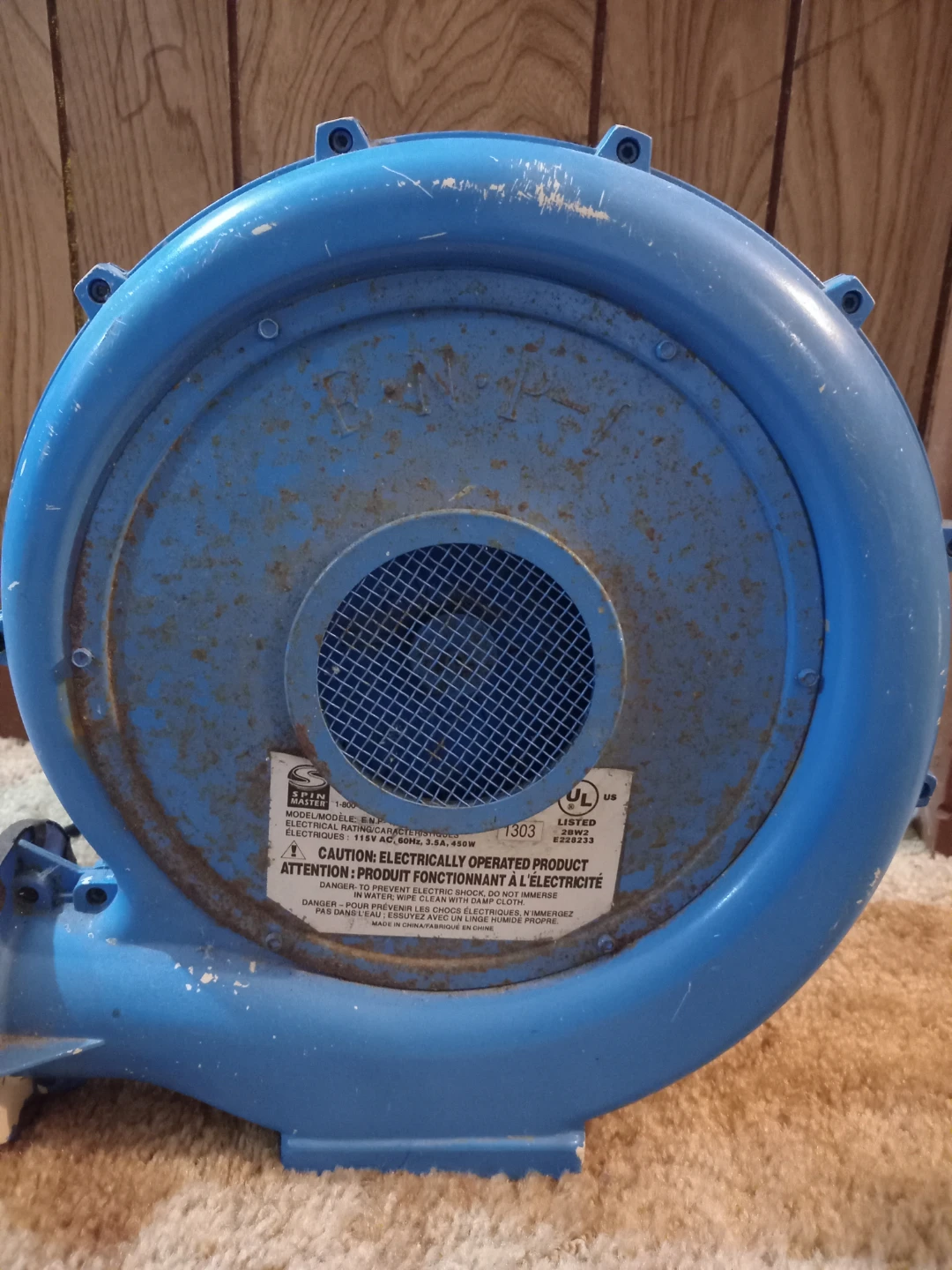 Spin Master E.N.P-1 Air Pump/Blower motor 450W - photo 3