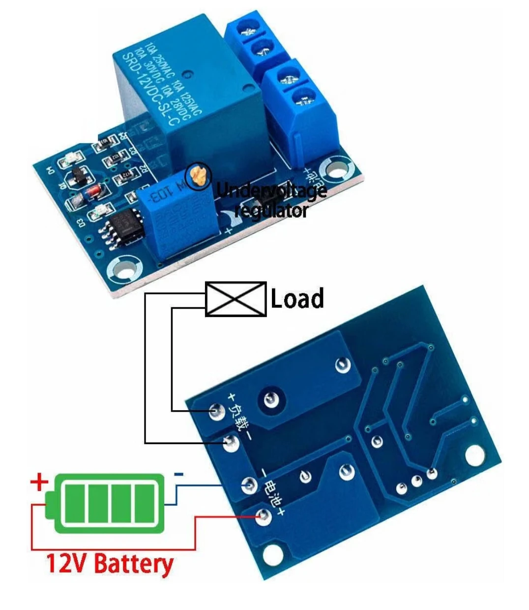 12V Battery Undervoltage Protection Module - photo 2