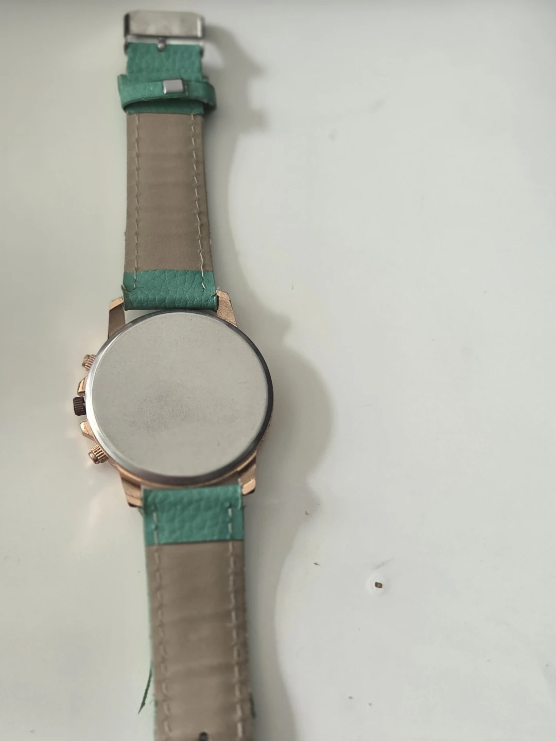 Geneva Quartz Watch - Teal Leather Band - photo 5