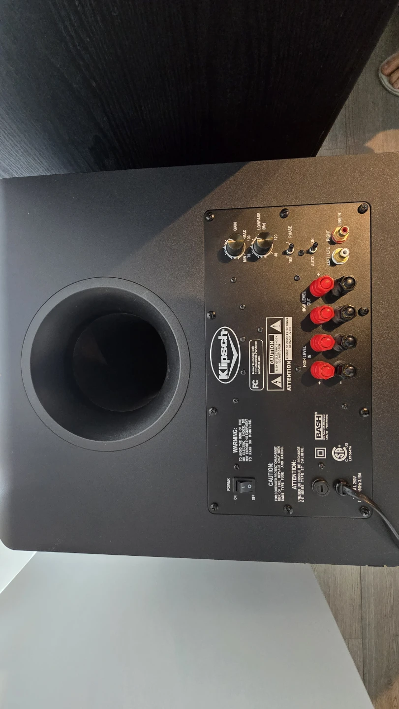 Complete 3.1 HTS - Klipsch Synergy Speakers + Onkyo THX Receiver - photo 4