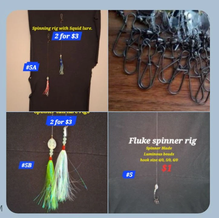 Low spinner rig with squid lure - photo 3