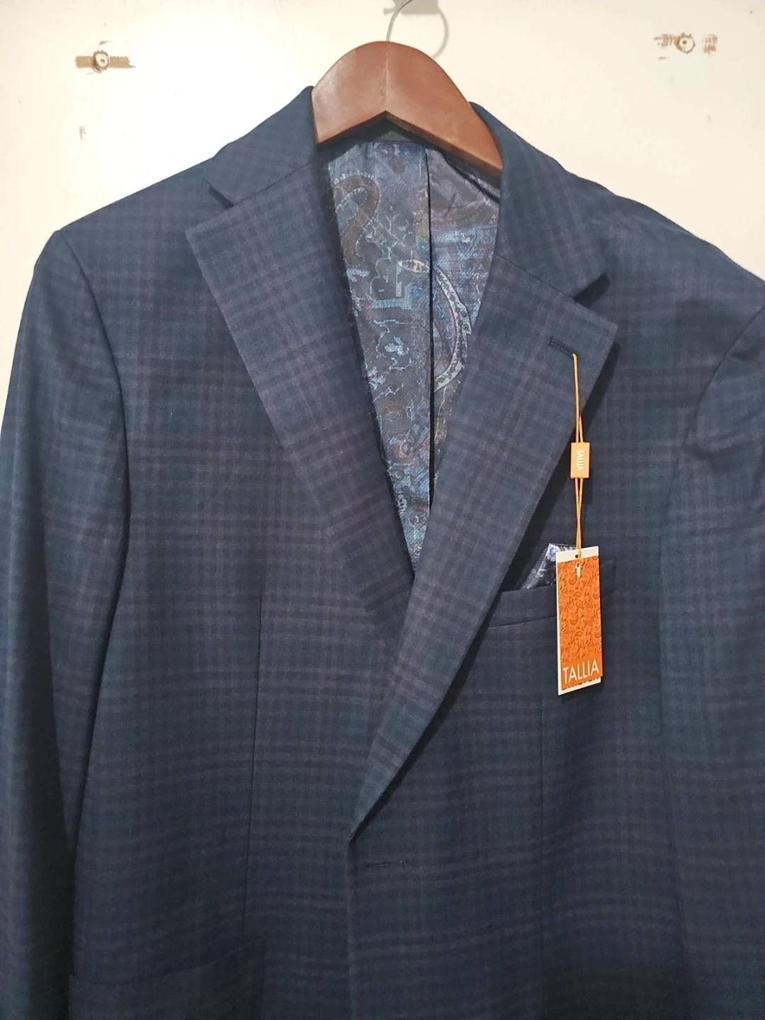 Tallia Men's Plaid Blazer