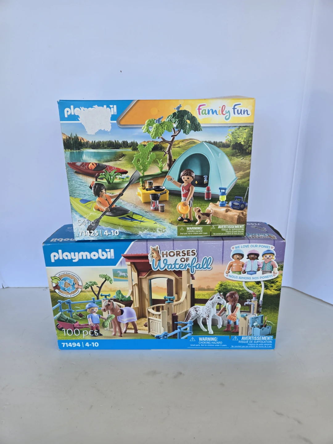 2 brand new playbobil toy playset