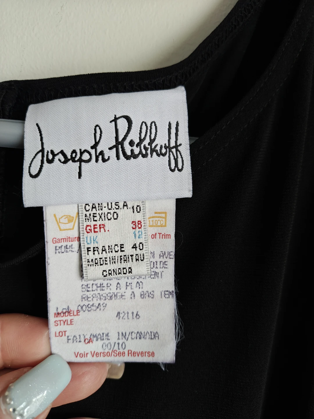 Joseph Ribkoff Black Evening Dress - photo 4