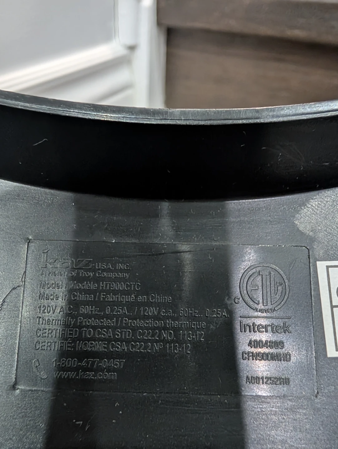 EUC - Honeywell HT900CTC Turboforce Fan Air Circulator - photo 5