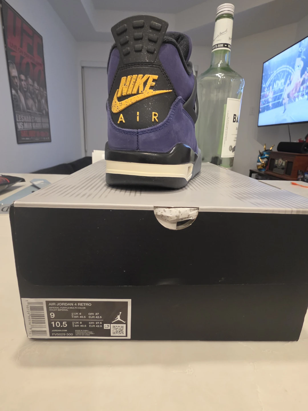 Air Jordan 4 Retro Imperial Purple