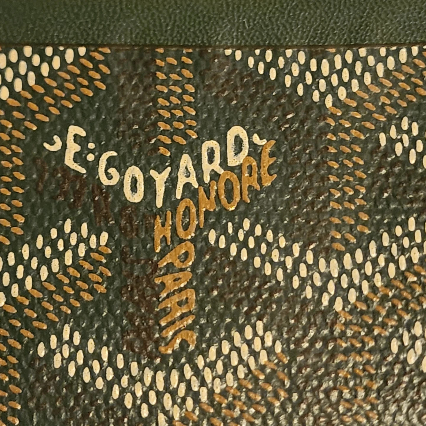 Goyard Card Holder Green - photo 4